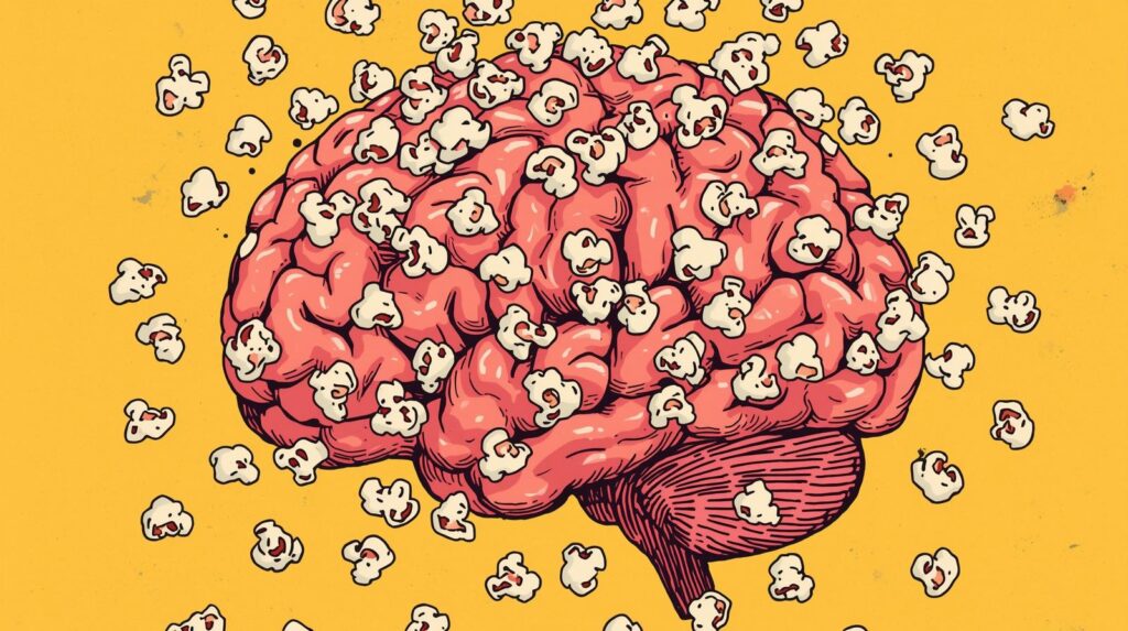 팝콘 브레인 증상과 원인 치료 방법 총정리